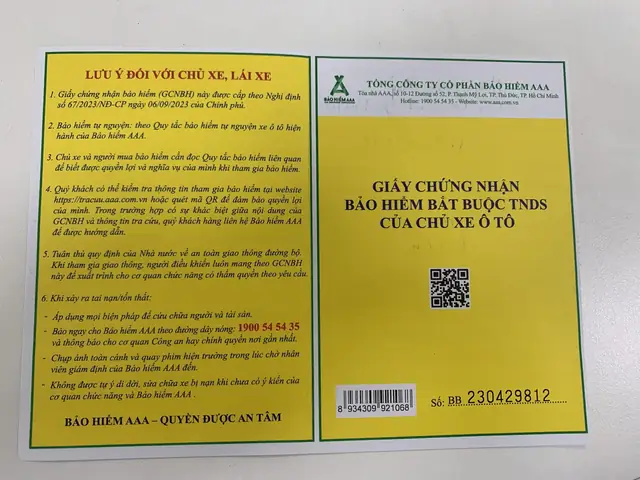 Bảo Hiểm Xe Ô Tô