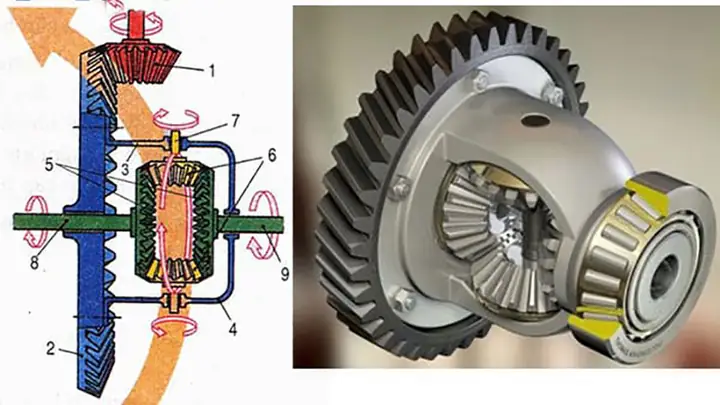 Bộ Vi Sai Xe Ô Tô