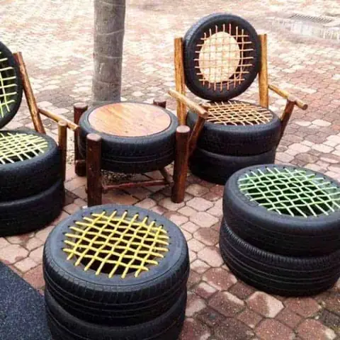 Cách Làm Bàn Bằng Lốp Xe Ô Tô