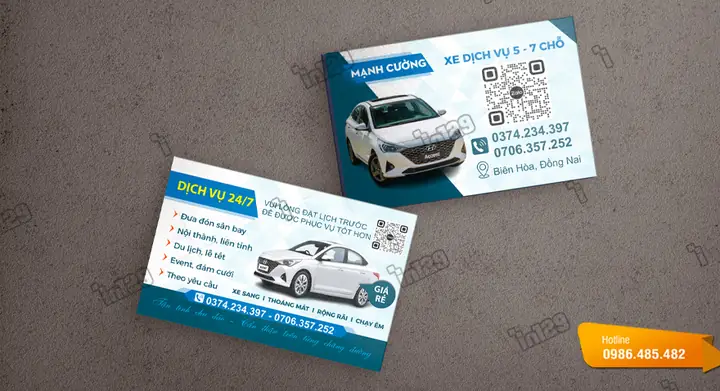 Card Visit Xe Ô Tô