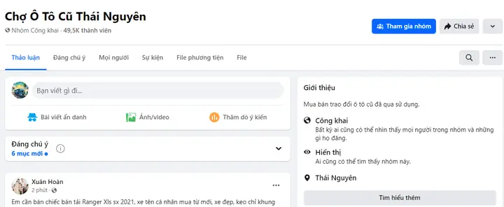 Chợ Xe Ô Tô Tải Cũ Thái Nguyên