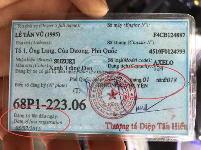 Đăng Ký Xe Ô Tô Lần Đầu