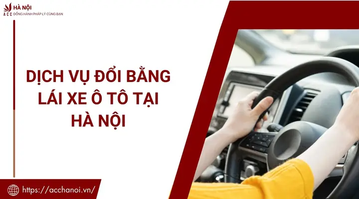 Dịch Vụ Đổi Bằng Lái Xe Ô Tô
