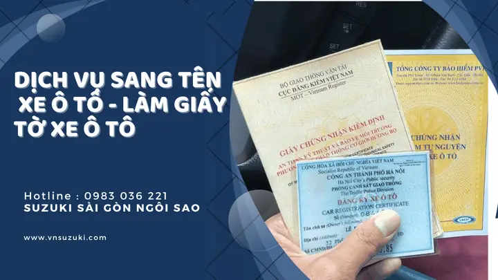 Dịch Vụ Làm Giấy Tờ Xe Ô Tô