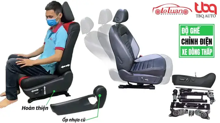 Độ Ghế Chỉnh Điện Cho Xe Ô Tô