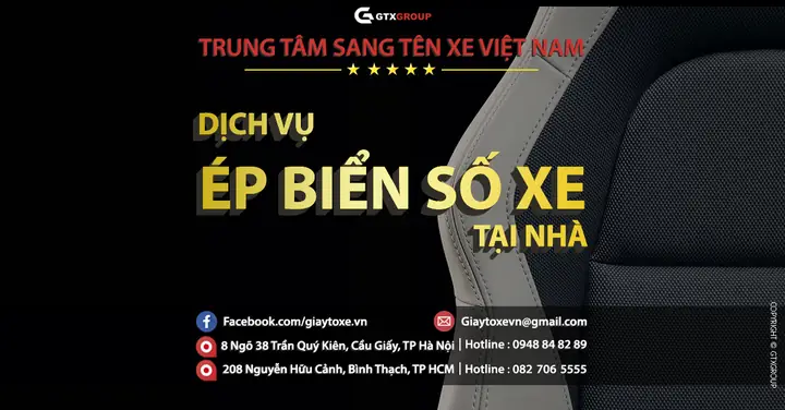 Ép Biển Số Xe Ô Tô Tphcm