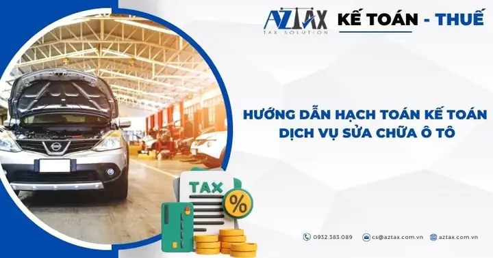 Hạch Toán Chi Phí Sửa Xe Ô Tô
