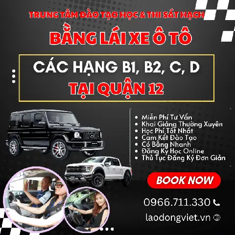 Học Lái Xe Ô Tô Quận 12