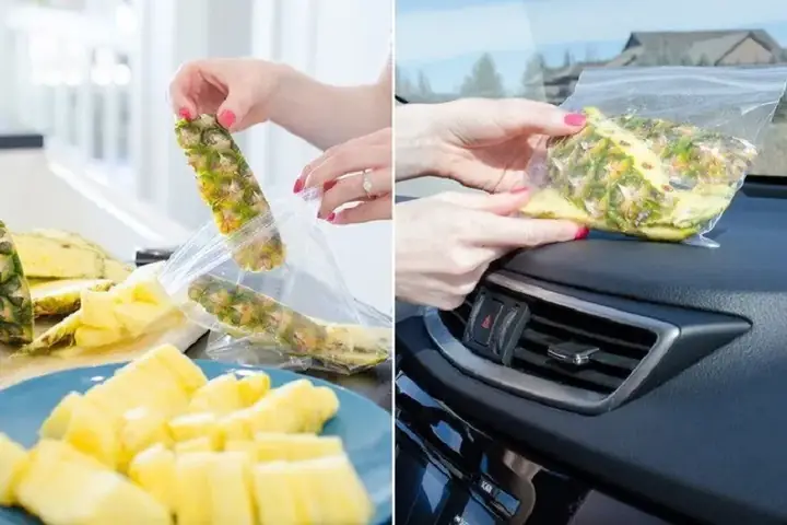 Khử Mùi Xe Ô Tô Bằng Dứa