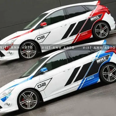 Mẫu Tem Dán Xe Ô Tô Đẹp