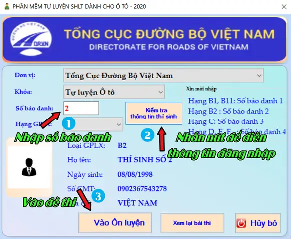 Phần Mềm Sát Hạch Lái Xe Ô Tô