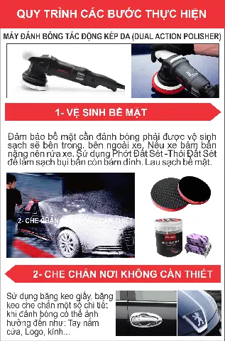 Quy Trình Đánh Bóng Xe Ô Tô