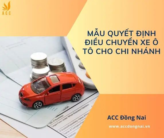 Quyết Định Điều Chuyển Xe Ô Tô Cho Chi Nhánh
