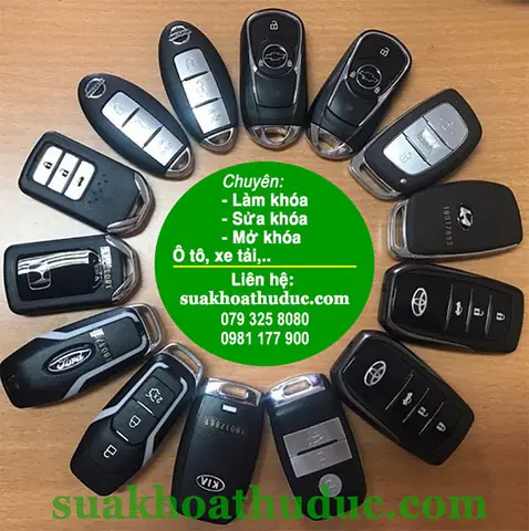 Sửa Chìa Khoá Xe Ô Tô