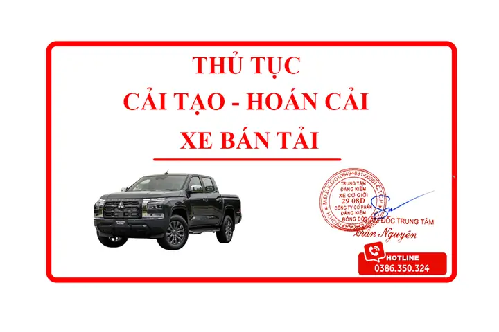 Thủ Tục Hoán Cải Xe Ô Tô