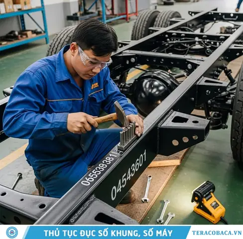 Thủ Tục Xin Đục Lại Số Khung Xe Ô Tô