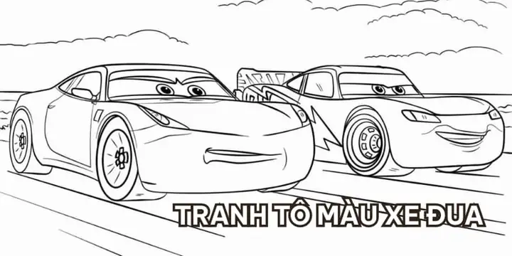 Tô Màu Ô Tô Xe Đua