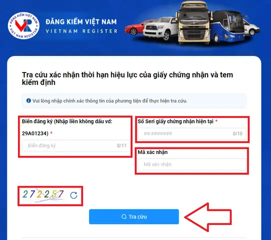 Tra Cứu Đăng Ký Xe Ô Tô
