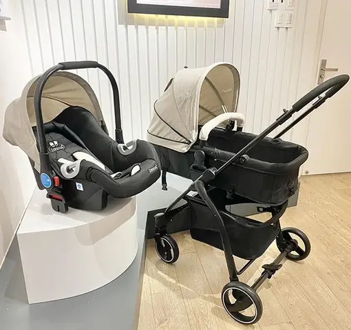 Xe Đẩy Kèm Ghế Ngồi Ô Tô
