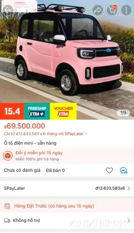 Xe Ô Tô Điện 60 Triệu