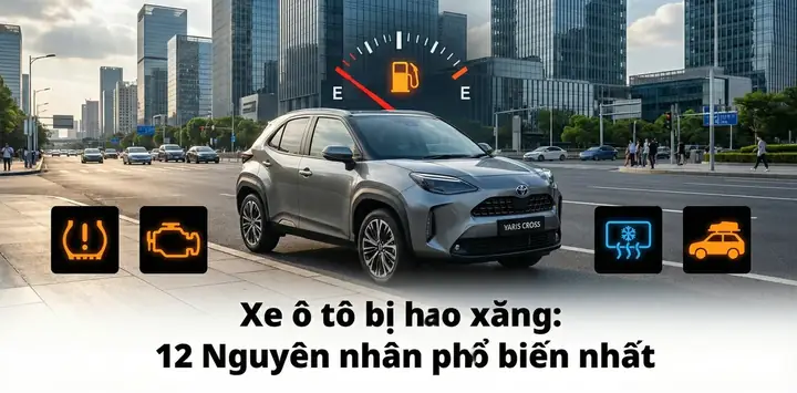 Xe Ô Tô Hao Xăng Bất Thường