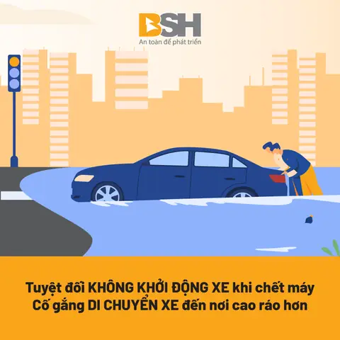 Xử Lý Xe Ô Tô Bị Ngập Nước