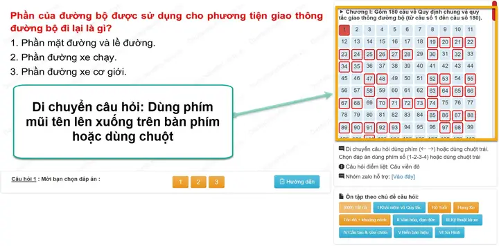 405 Câu Hỏi Thi Trắc Nghiệm Lái Xe Ô Tô