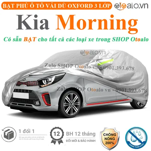Bạt Phủ Xe Ô Tô Kia Morning