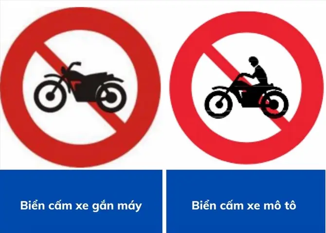 Biển Báo Cấm Xe Ô Tô Và Mô Tô