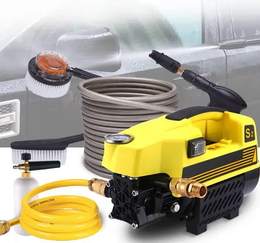 Bơm Áp Lực Rửa Xe Ô Tô