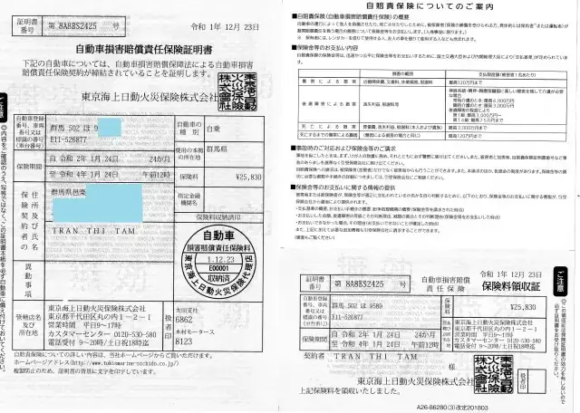Các Loại Bảo Hiểm Xe Ô Tô Ở Nhật