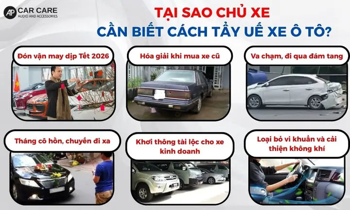 Cách Tẩy Uế Xe Ô Tô
