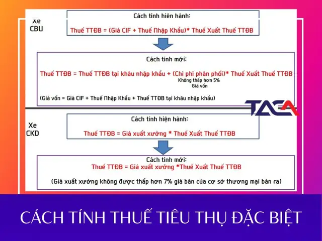 Cách Tính Thuế Tiêu Thụ Đặc Biệt Xe Ô Tô