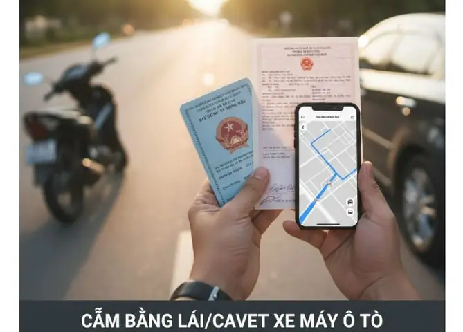 Cầm Bằng Lái Xe Ô Tô Tphcm