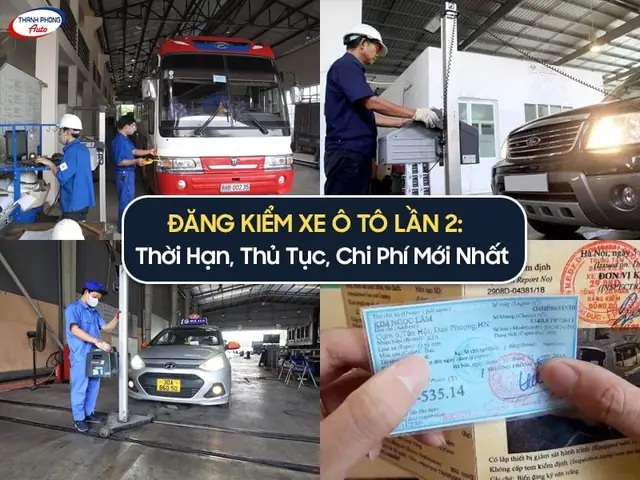 Chi Phí Đăng Kiểm Xe Ô Tô Lần 2