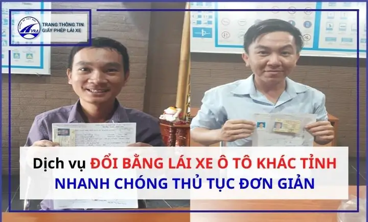 Đổi Bằng Lái Xe Ô Tô Khác Tỉnh