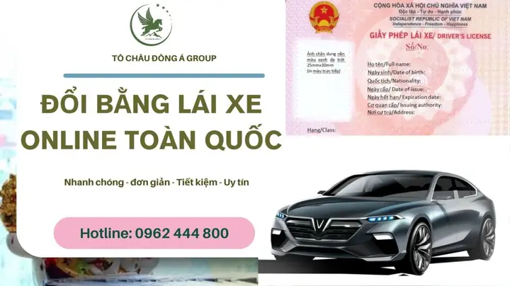 Đổi Bằng Lái Xe Ô Tô Online Hà Nội