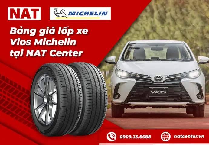 Giá Lốp Xe Ô Tô Vios Michelin