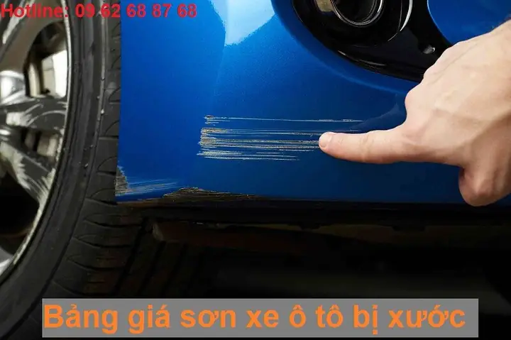 Giá Sơn Xe Ô Tô Bị Xước