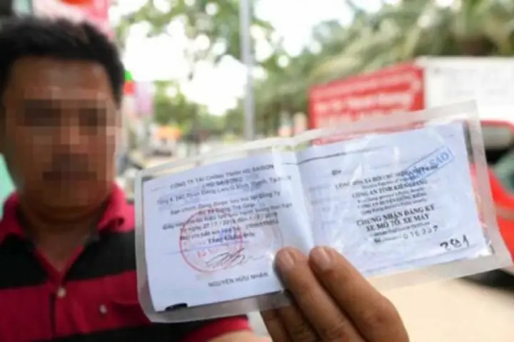 Giấy Đăng Ký Xe Ô Tô Công Chứng