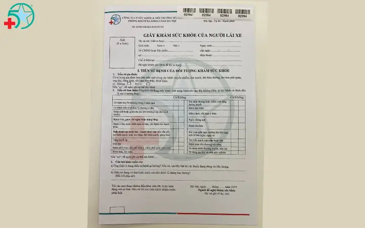 Giấy Khám Sức Khỏe Đổi Bằng Lái Xe Ô Tô