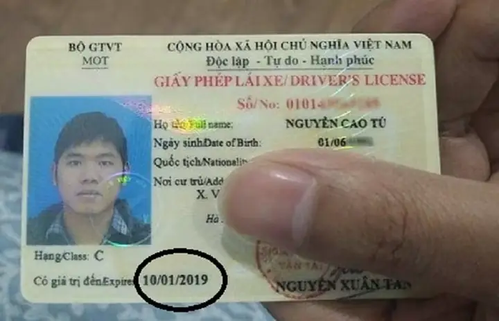 Hạn Bằng Lái Xe Ô Tô