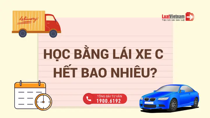 Học Lái Xe Ô Tô Bằng C Bao Nhiêu Tiền