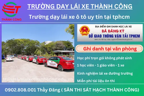 Học Lái Xe Ô Tô Tại Quận Bình Tân