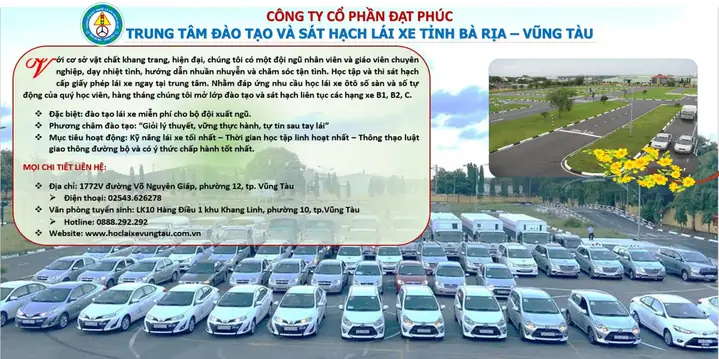Học Lái Xe Ô Tô Vũng Tàu