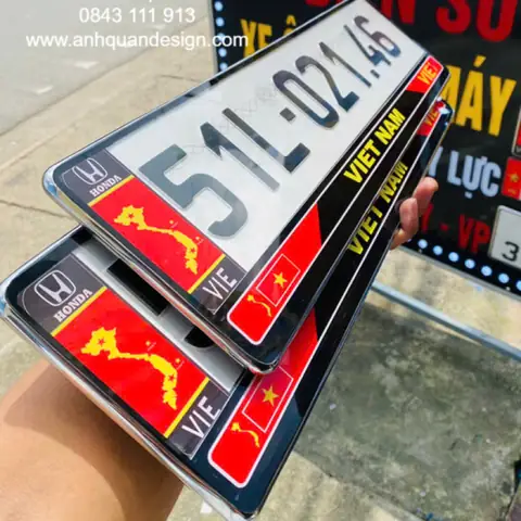 Khung Biển Số Xe Ô Tô Châu Âu