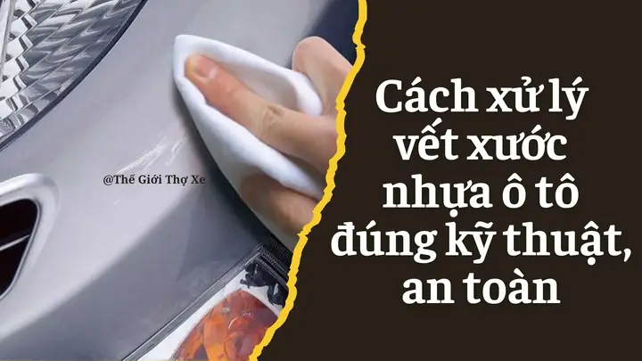 Kỹ Thuâật Sơn Vết Xước Xe Ô Tô