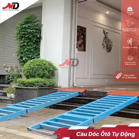 Làm Dốc Cho Xe Ô Tô Vào Nhà