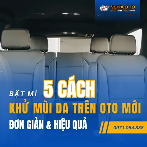 Làm Mới Ghế Da Xe Ô Tô