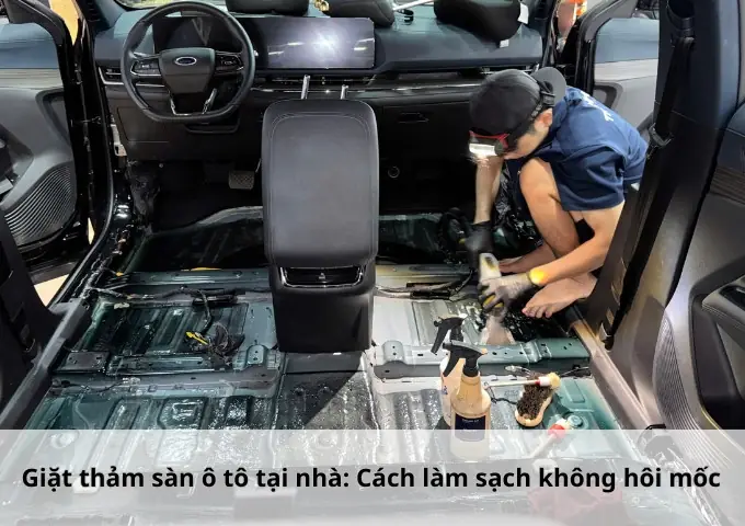 Làm Sạch Thảm Xe Ô Tô